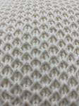 Handmade Cable Knit Pillow Cover: Natural Cotton, Textured Weave - image 5