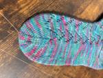 Handknit Twilight Bloom Socks, Wool Socks for Women - image 11
