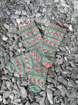 Handknit Winter Stripes Socks, Wool Socks for Women - image 2
