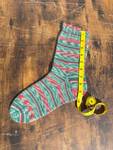 Handknit Winter Stripes Socks, Wool Socks for Women - image 4