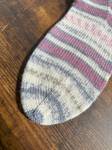 Handknit Roseate Ridge Socks, Wool Socks for Women - image 9