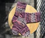 Handknit Slate Rose Cable Socks, Wool Socks for Women - image 6
