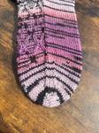 Handknit Slate Rose Cable Socks, Wool Socks for Women - image 10