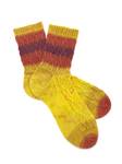 Goldenrod Cable Knit Wool Women Socks - image 4